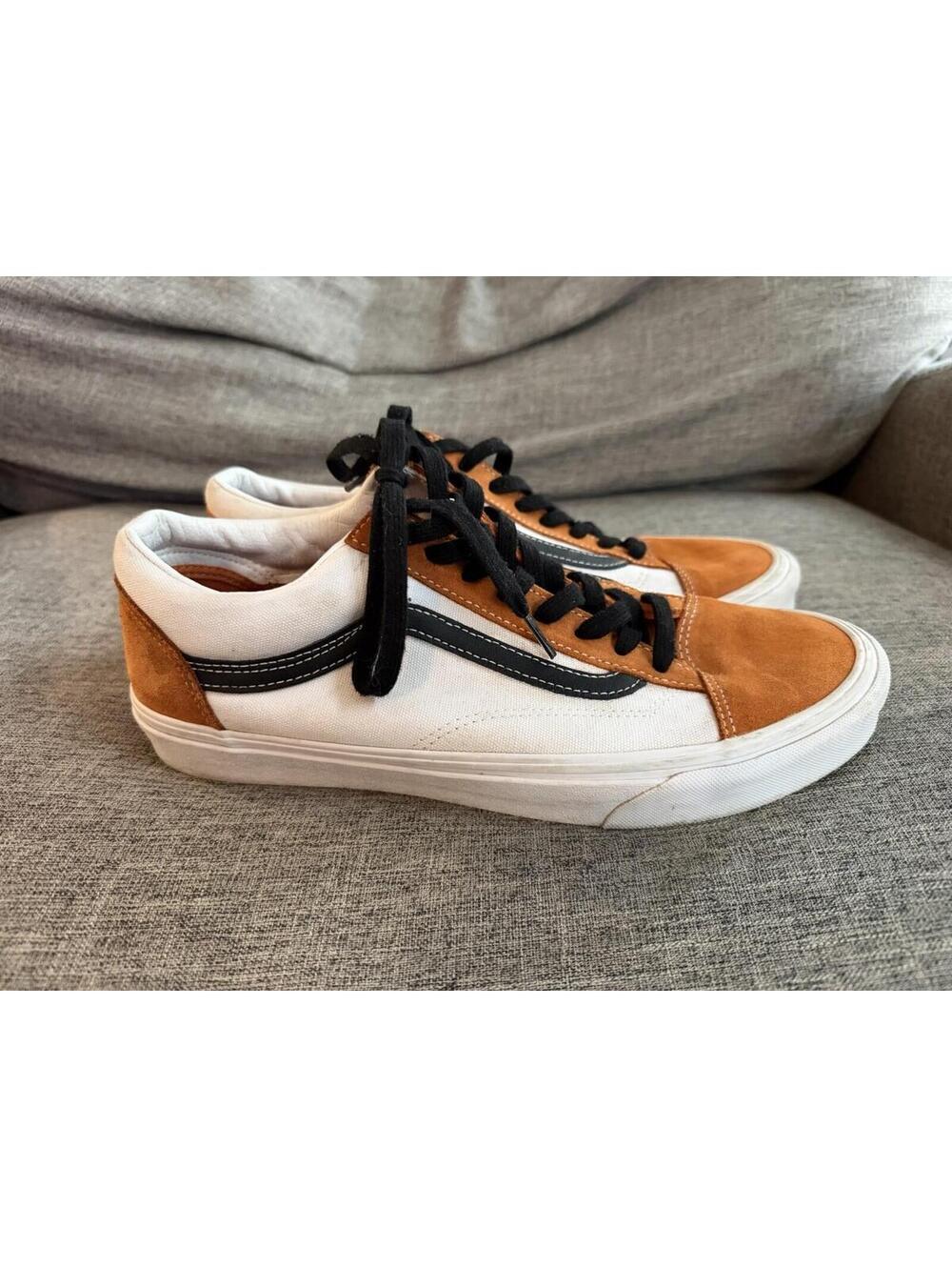 Vans Old Skool 36 Retro Sport Apricot Buff Sneakers Mens 11.5